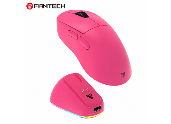 Fantech Yari E WG14E Tri-Mode Wireless Gaming Mouse 12000 DPI Rosie Pink